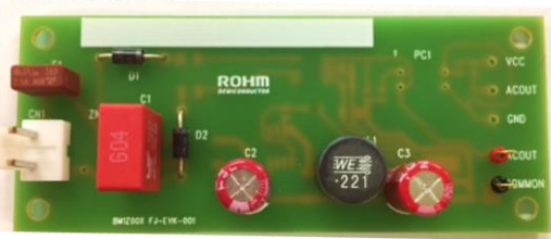 ROHM<span style='color:red'>新品</span>开发板-AC零交叉检测