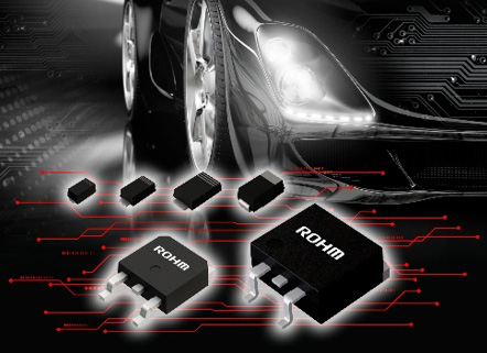 ROHM车载市场中<span style='color:red'>小型</span>高效SBD“RBR/RBQ系列”产品阵容进一步扩大